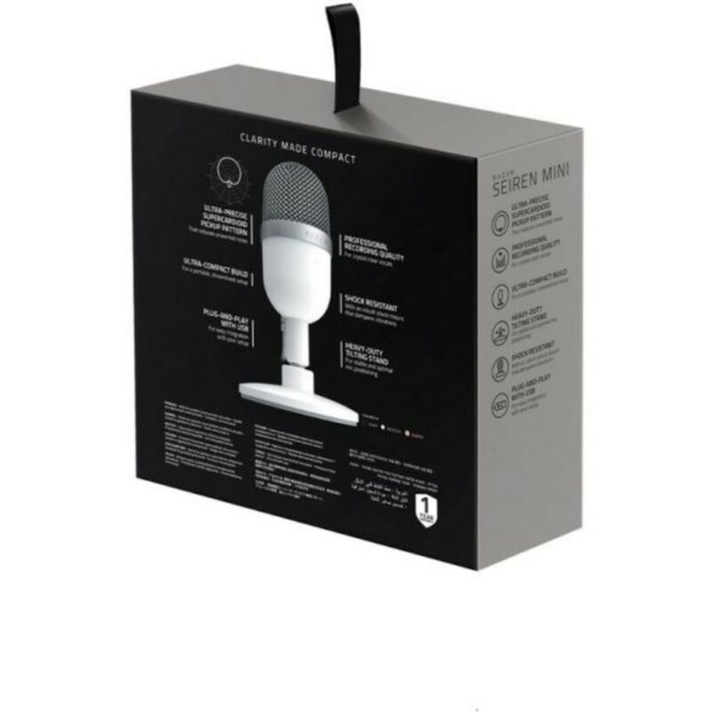 Razer Seiren Mini Blanc Microphone de table