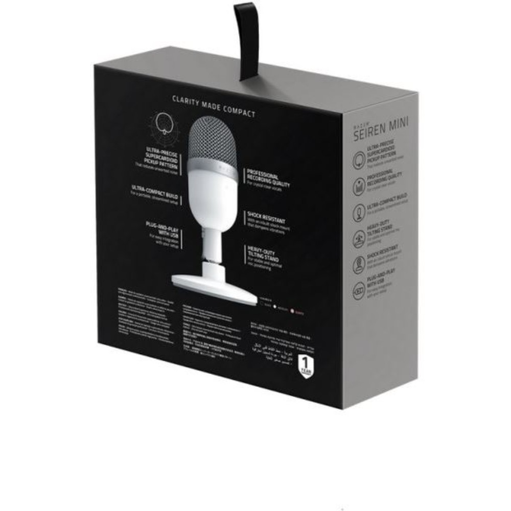 Razer Seiren Mini Blanc Microphone de table Razer Seiren Mini Blanc Microphone de table