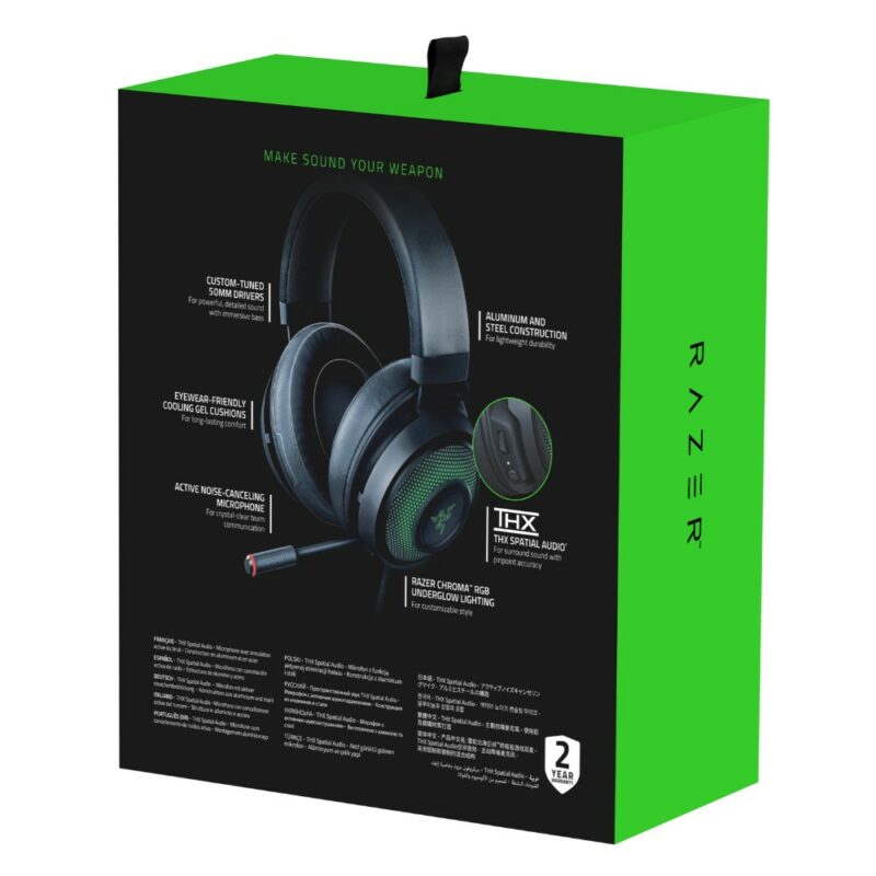 Razer Kraken Ultimate Casque Avec fil Arceau Jouer Noir