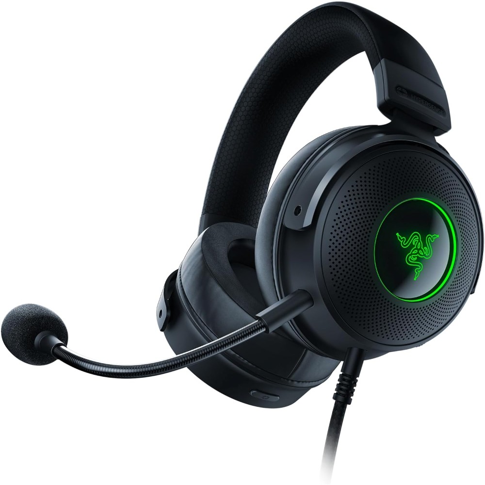 Razer Kraken V3 HyperSense Casque Avec fil Arceau Jouer USB Type-A Noir Razer Kraken V3 HyperSense Casque Avec fil Arceau Jouer USB Type-A Noir
