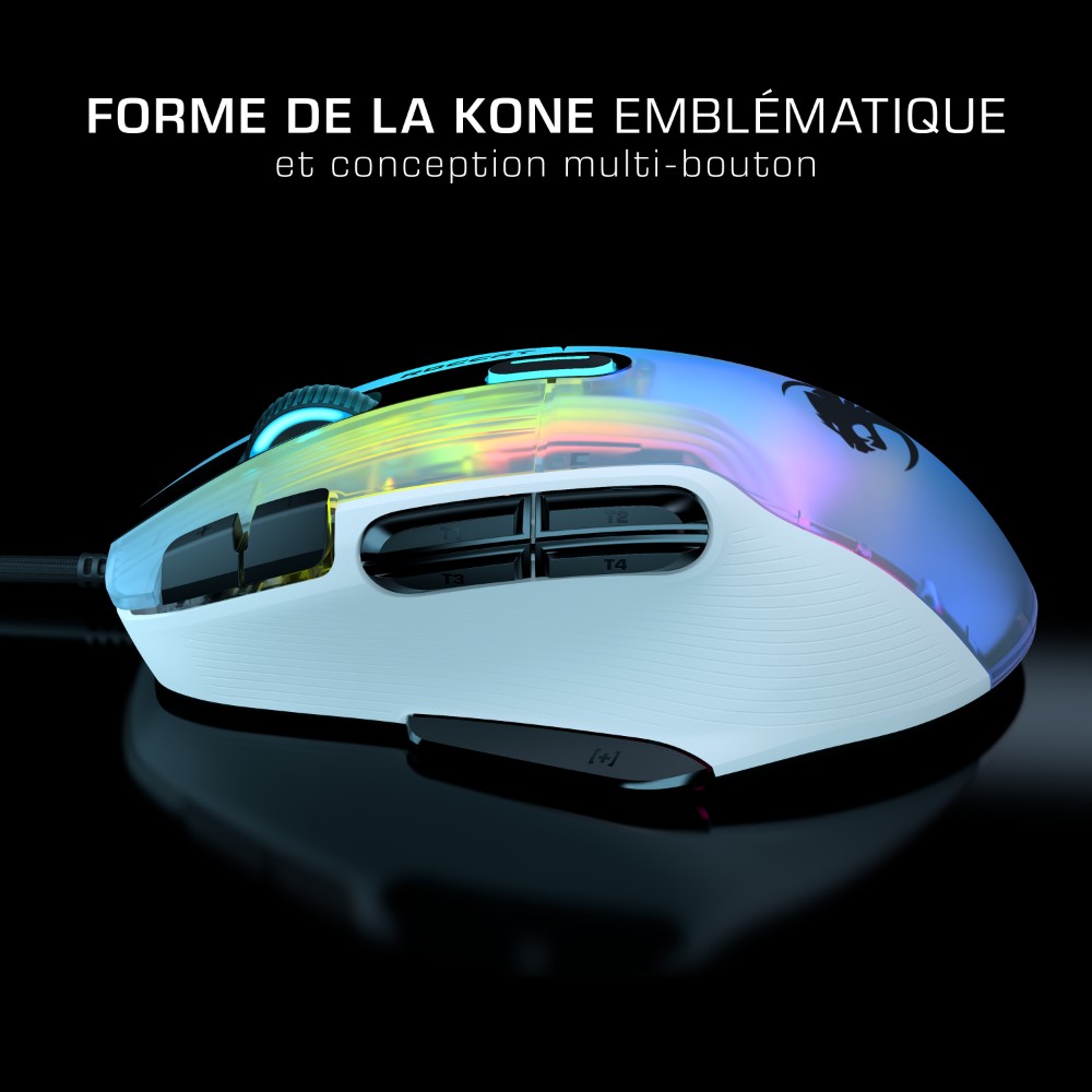 Souris gaming filaire Kone XP - Blanc Souris gaming filaire Kone XP - Blanc