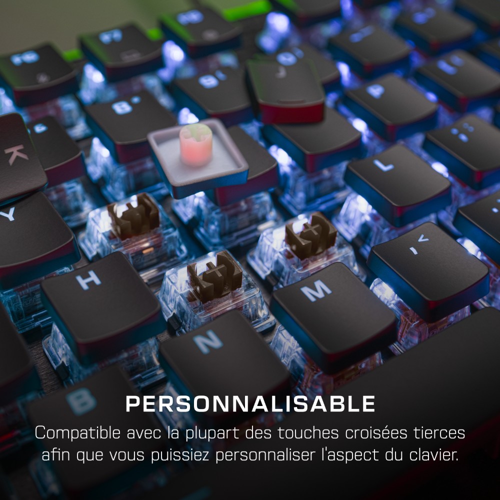 Clavier gaming filaire mécanique Azerty Vulcan II Tactile - Noir Clavier gaming filaire mécanique Azerty Vulcan II Tactile - Noir