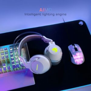 Casque-micro gaming Surround sans fil Elo 7.1 Air - Blanc Casque-micro gaming Surround sans fil Elo 7.1 Air - Blanc
