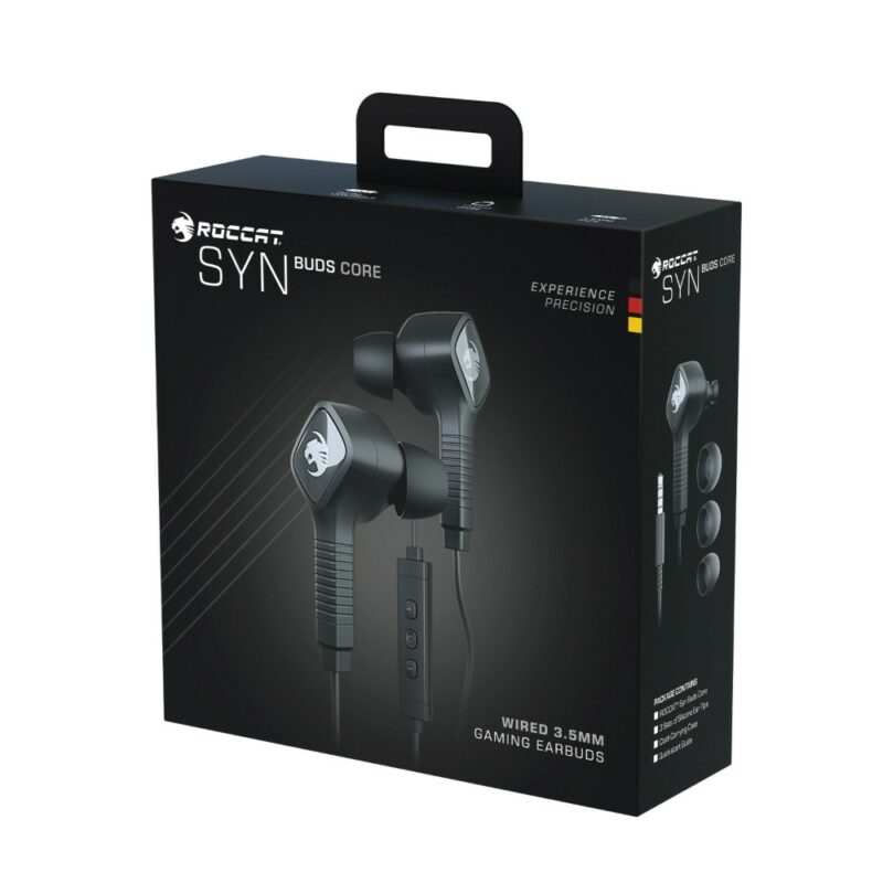 Écouteurs filaires gaming Syn Buds Core - Noir