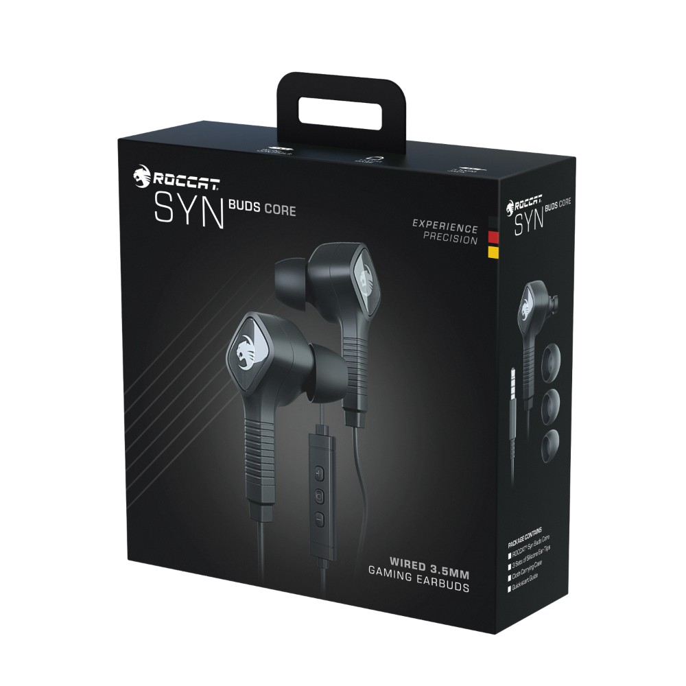 Écouteurs filaires gaming Syn Buds Core - Noir Écouteurs filaires gaming Syn Buds Core - Noir