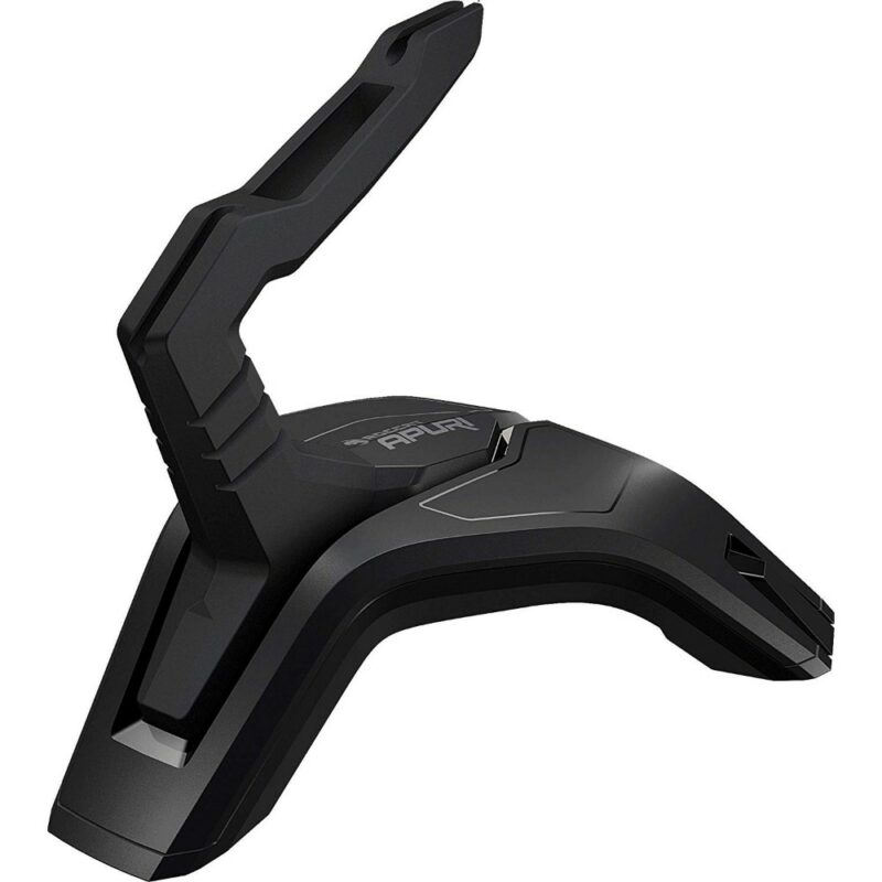 Support de souris gaming & organisateur de câbles Apuri Raw - Noir