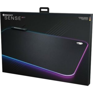 Tapis de souris gaming Sense Aimo - Taille XXL - RVB Tapis de souris gaming Sense Aimo - Taille XXL - RVB