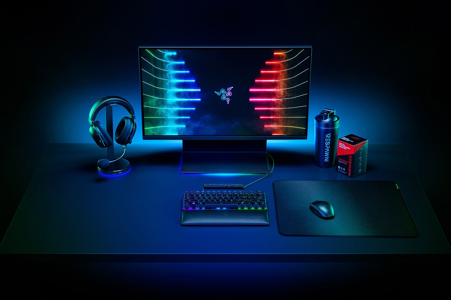 Razer Strider Tapis de souris de jeu Noir Razer Strider Tapis de souris de jeu Noir