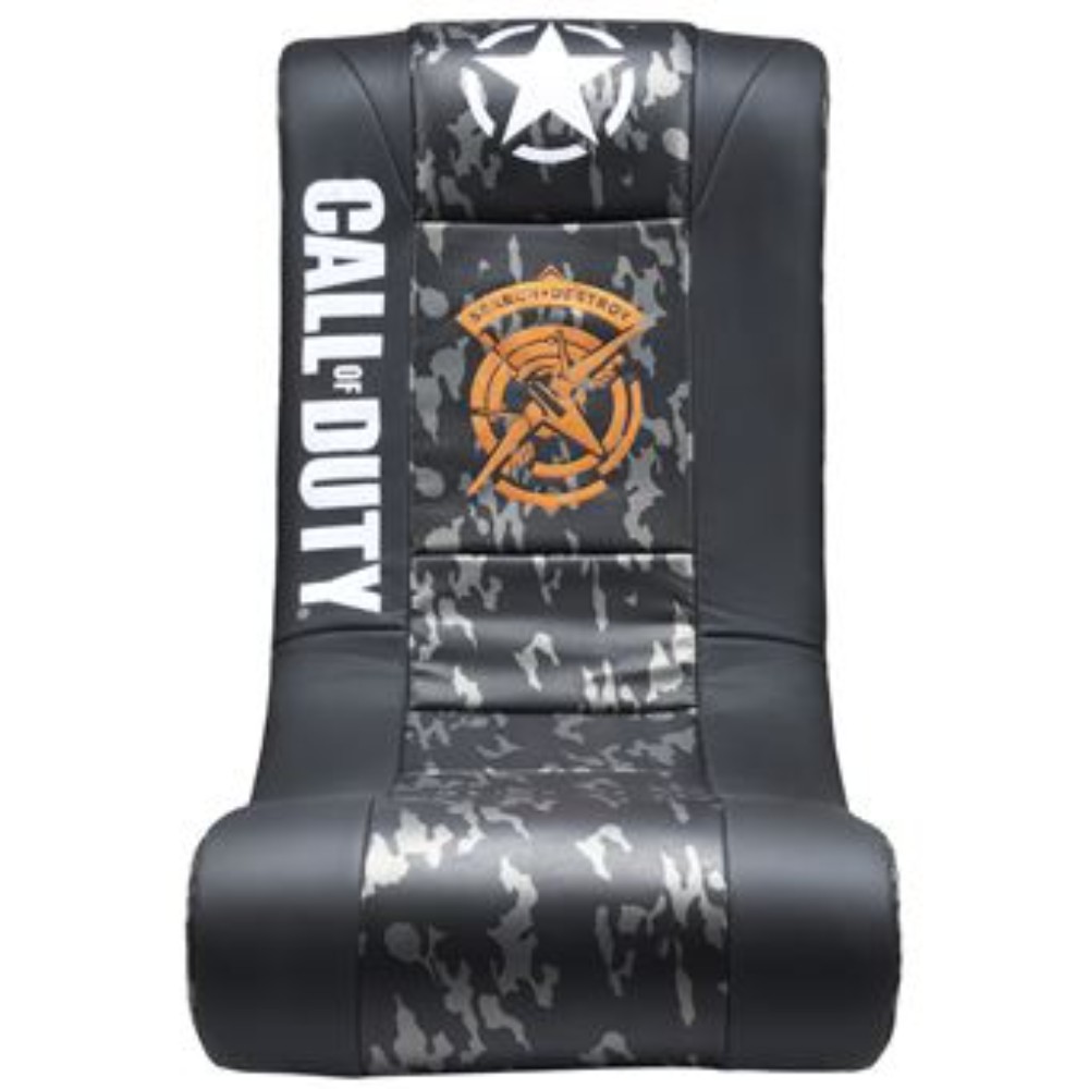 Siège gaming Pro Rock'n'Seat édition Call of Duty - Noir & Gris Siège gaming Pro Rock'n'Seat édition Call of Duty - Noir & Gris