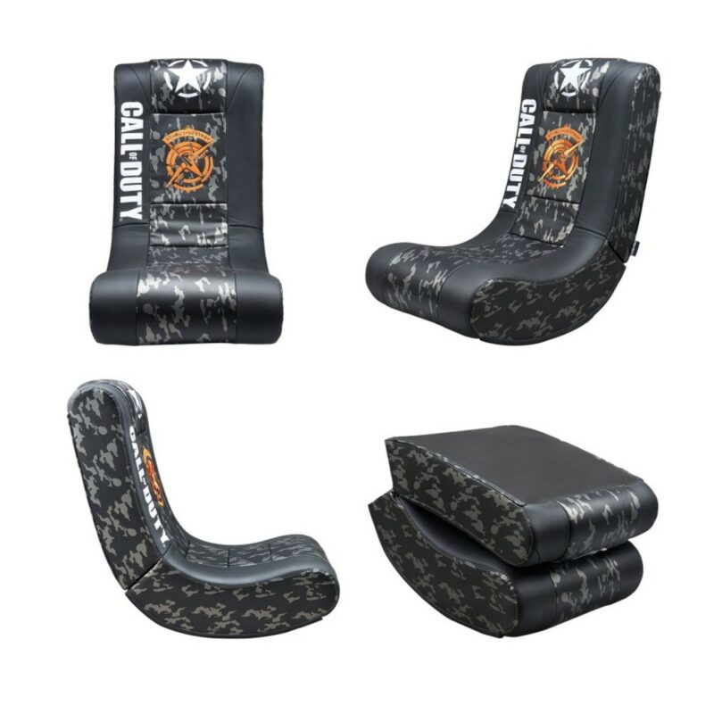 Siège gaming Pro Rock'n'Seat édition Call of Duty - Noir & Gris
