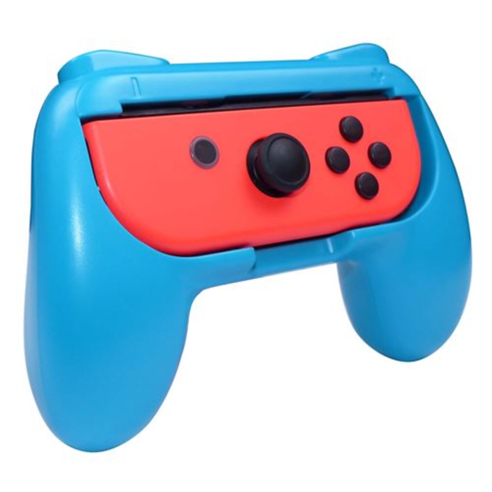 Pack de 2 poignées de confort (grips) pour manettes de jeu Joy-Con Nintendo Switch - Rouge Pack de 2 poignées de confort (grips) pour manettes de jeu Joy-Con Nintendo Switch - Rouge
