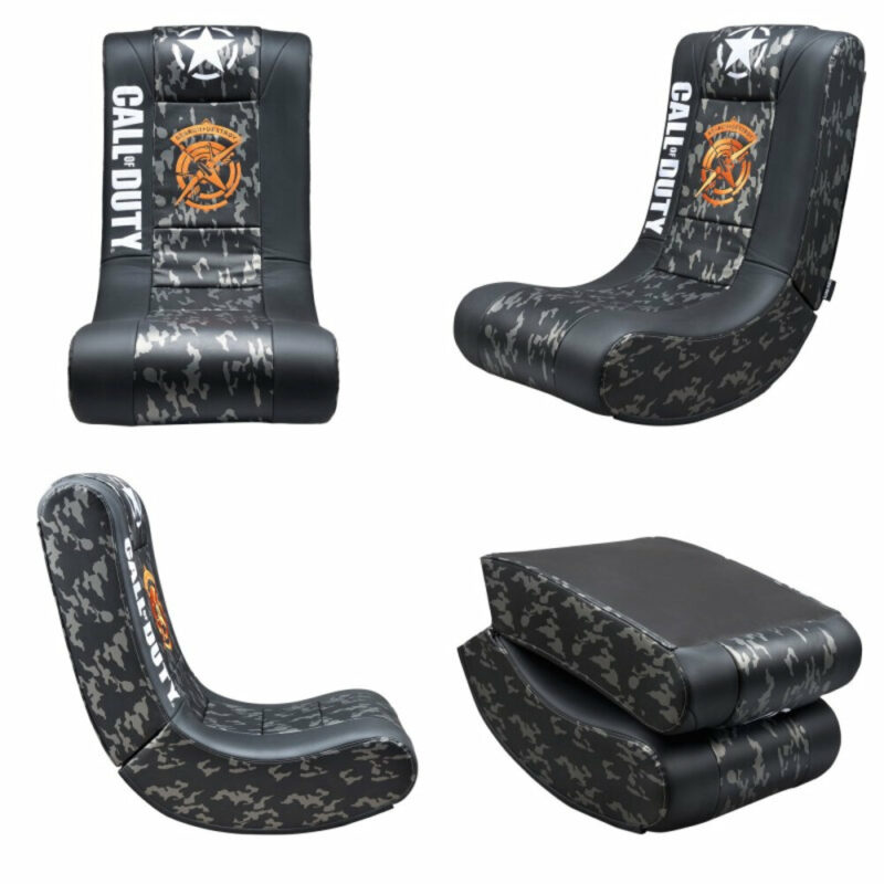 Siège gaming Pro Rock'n'Seat édition Call of Duty - Noir & Gris