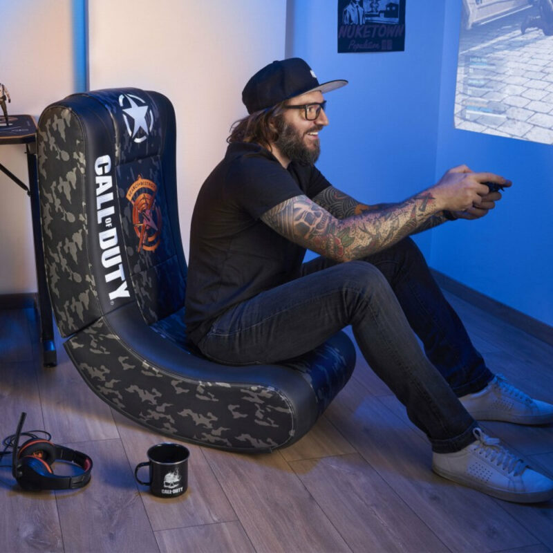 Siège gaming Pro Rock'n'Seat édition Call of Duty - Noir & Gris