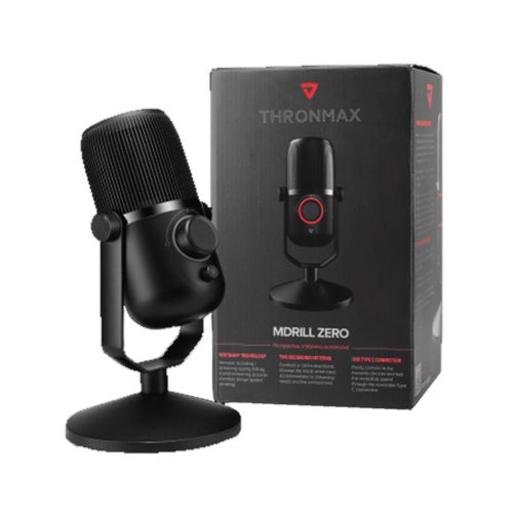 Microphone gaming / streaming Thronmax Mdrill Zero - Noir Microphone gaming / streaming Thronmax Mdrill Zero - Noir