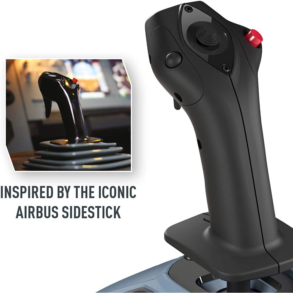 TCA Manette USB Airbus Edition pour PC - Bleu grisé & Noir TCA Manette USB Airbus Edition pour PC - Bleu grisé & Noir