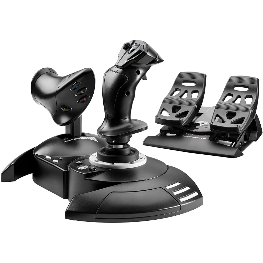 Kit de simulation de vol gaming complet T.Flight Full Kit X pour Xbox & PC - Noir Kit de simulation de vol gaming complet T.Flight Full Kit X pour Xbox & PC - Noir