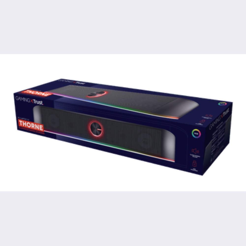 Barre de son stéréo éclairée GXT 619 Thorne - Noir Barre de son stéréo éclairée GXT 619 Thorne - Noir