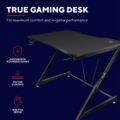 Bureau gaming GXT 711X Dominus - Noir