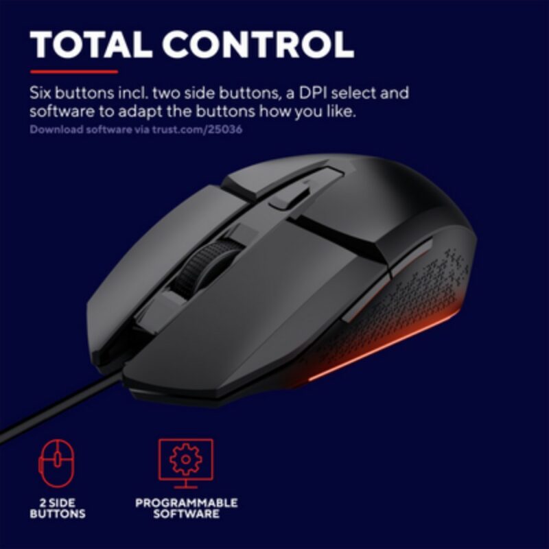 Souris gaming rétroéclairée GXT 109 Felox - Noir