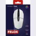 Souris optique gaming GXT 109W Felox - Blanc