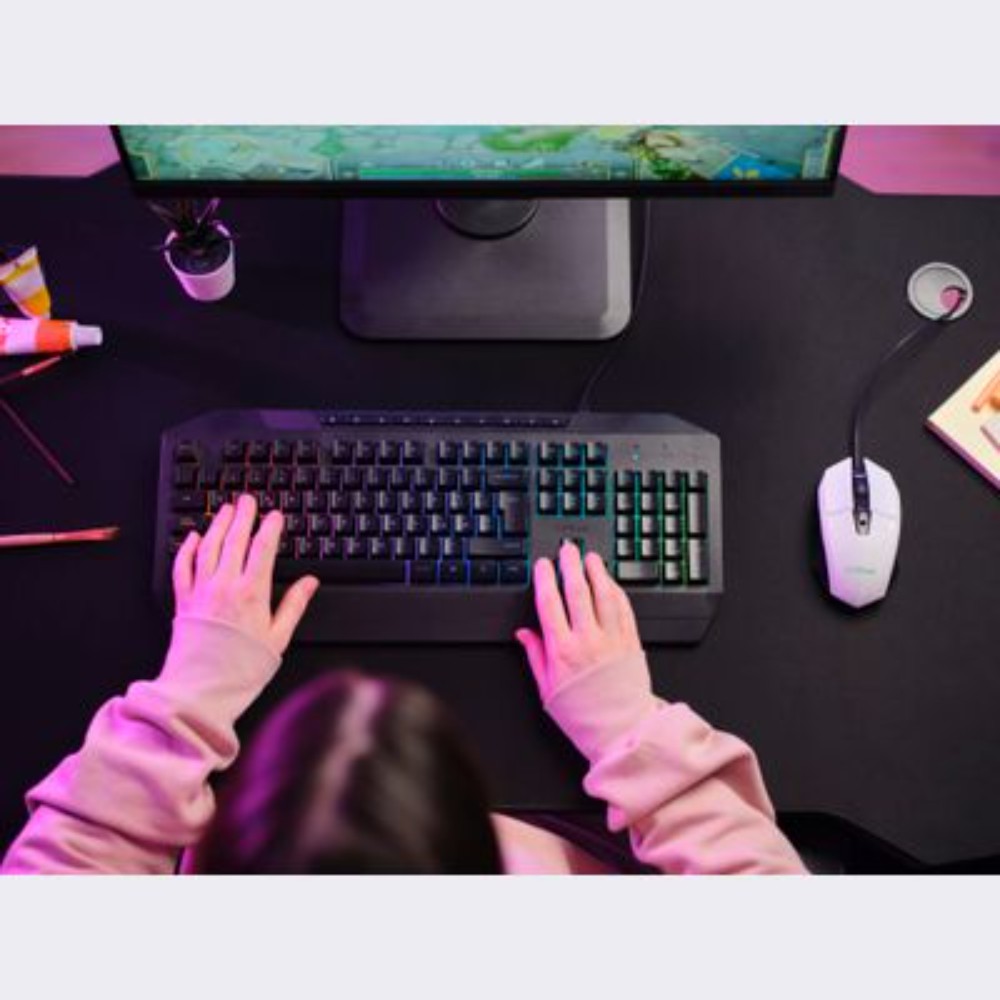 Souris optique gaming GXT 109W Felox - Blanc Souris optique gaming GXT 109W Felox - Blanc