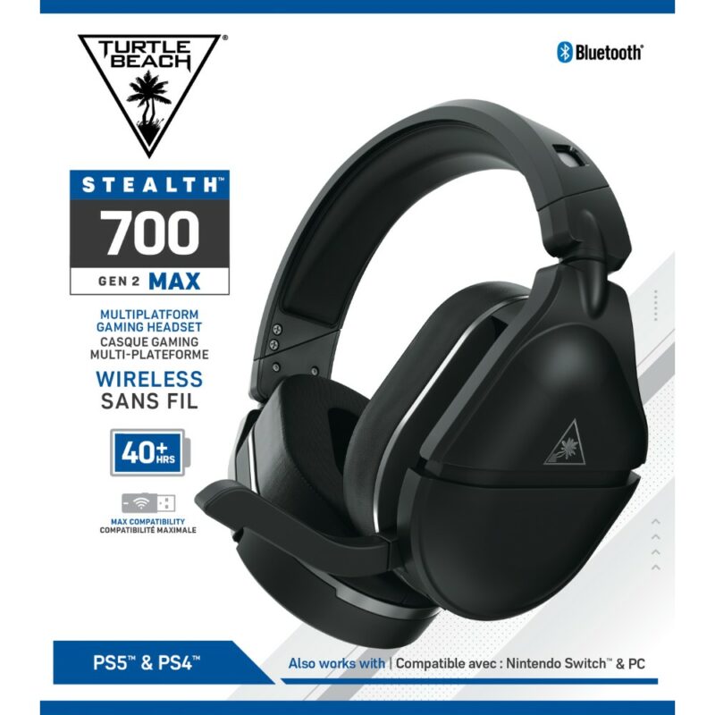 Casque gaming sans fil Stealth 700P Max Gen 2 pour PS5 - Noir