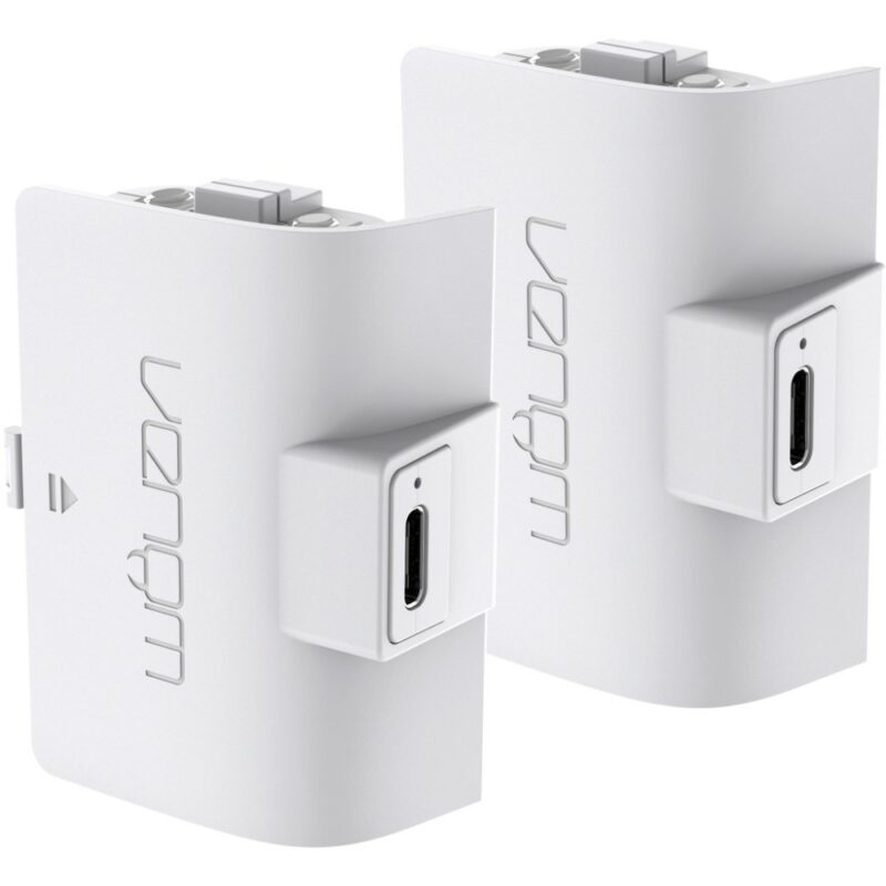 TWIN RECHARGEABLE BATTERY PACK BLANC