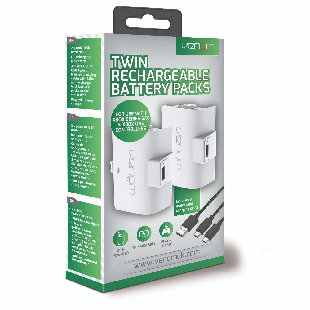 TWIN RECHARGEABLE BATTERY PACK BLANC TWIN RECHARGEABLE BATTERY PACK BLANC