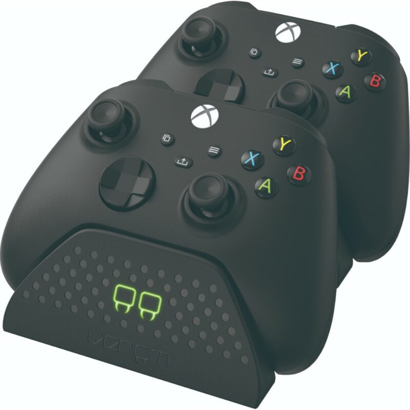 Station de recharge double pour manettes de jeu Xbox Series X - Noir