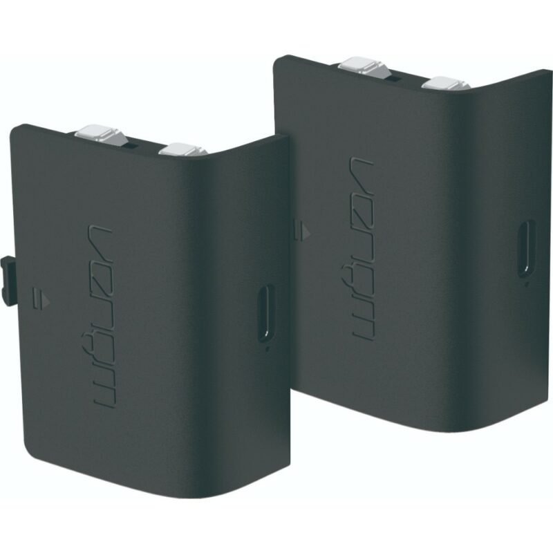 Pack de deux batteries rechargeables pour manette de jeu Xbox Series S & X - Noir
