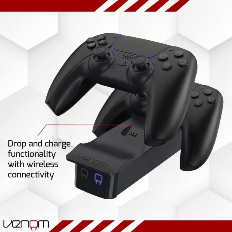 TWIN DOCKING STAT (BLACK) PS5 Pour PS5