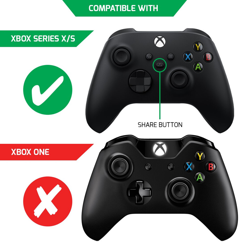 Pack de deux batteries rechargeables pour manette de jeu Xbox Series S & X - Noir Pack de deux batteries rechargeables pour manette de jeu Xbox Series S & X - Noir